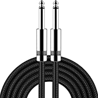 Cable de Guitarra 10 ft - 3 m New bee Cable de Instrumento Eléctrico de Abeja Cable AMP de Bajo 1-4 para Guitarra…